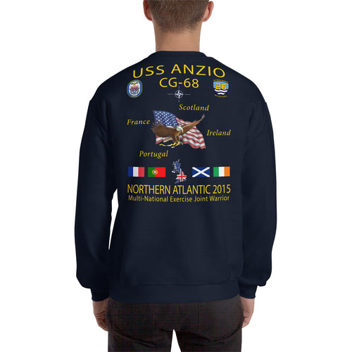 USS Anzio (CG-68) 2015 Cruise Sweatshirt
