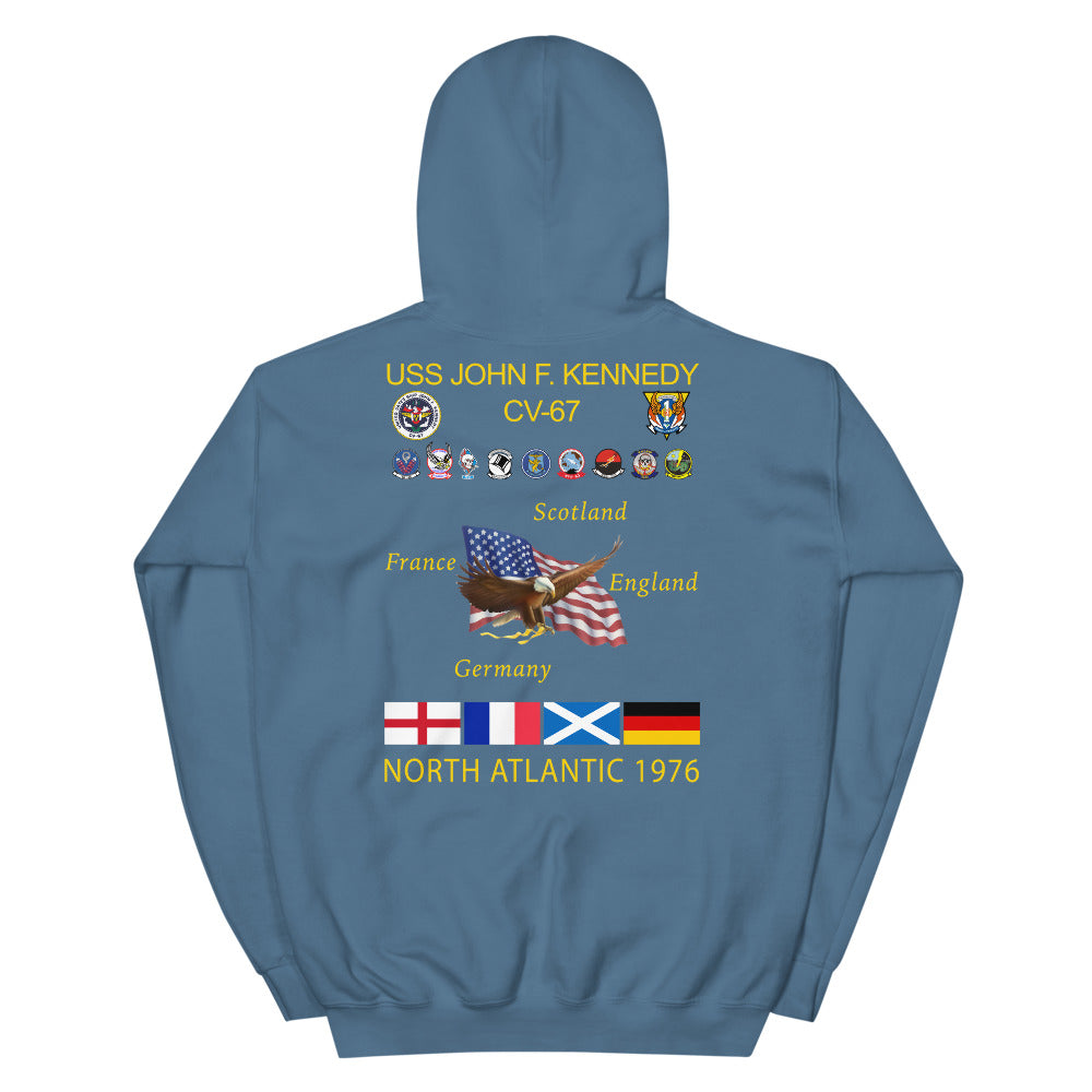 USS John F. Kennedy (CV-67) 1976 Cruise Hoodie