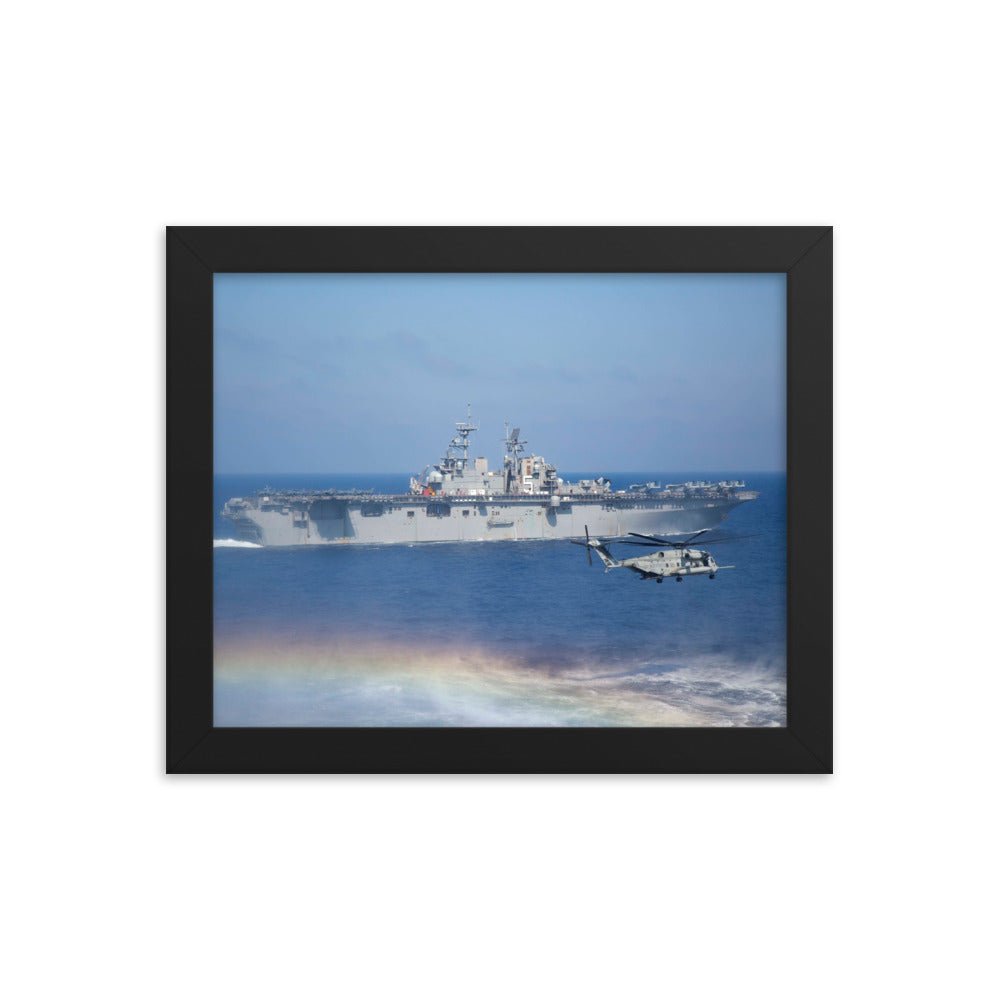 USS Bataan (LHD-5) Framed Ship Photo