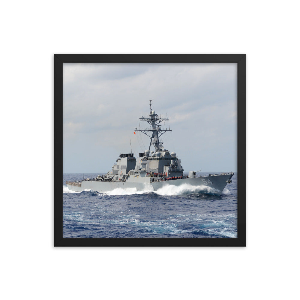 USS Decatur (DDG-73) Framed Ship Photo