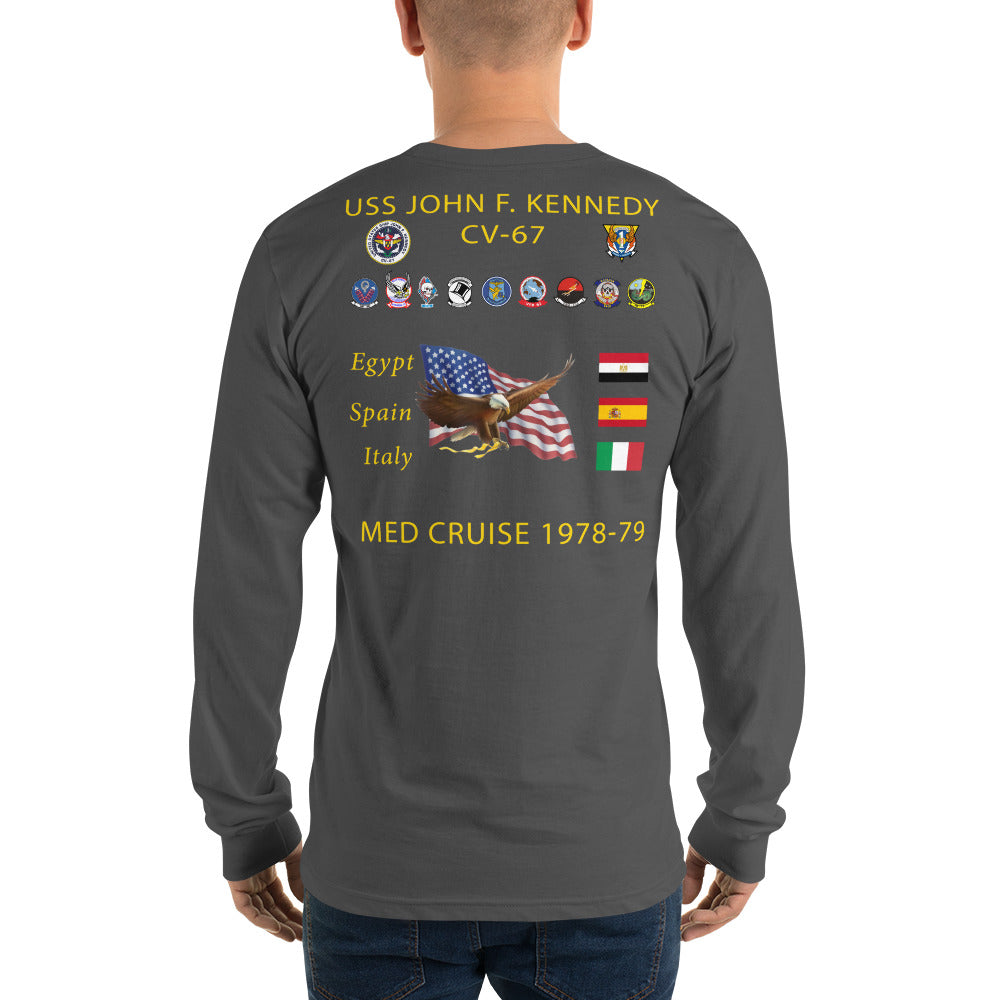 USS John F. Kennedy (CV-67) 1978-79 Long Sleeve Cruise Shirt