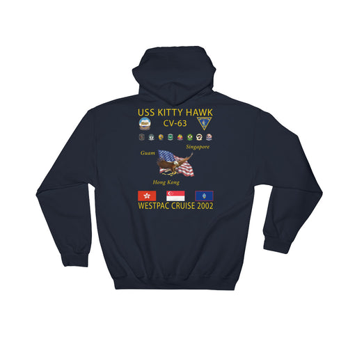 USS Kitty Hawk (CV-63) 2002 Cruise Hoodie