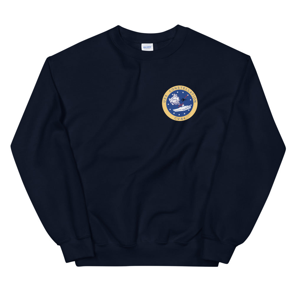 USS Constellation (CV-64) 2002-03 Cruise Sweatshirt - FAMILY