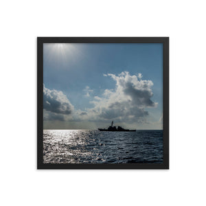 USS Barry (DDG-52) Framed Ship Photo