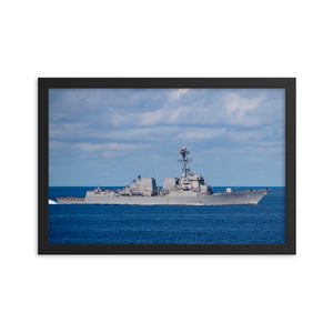 USS Gravely (DDG-107) Framed Ship Photo