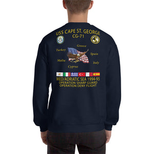 USS Cape St George (CG-71) 1994-95 Cruise Sweatshirt