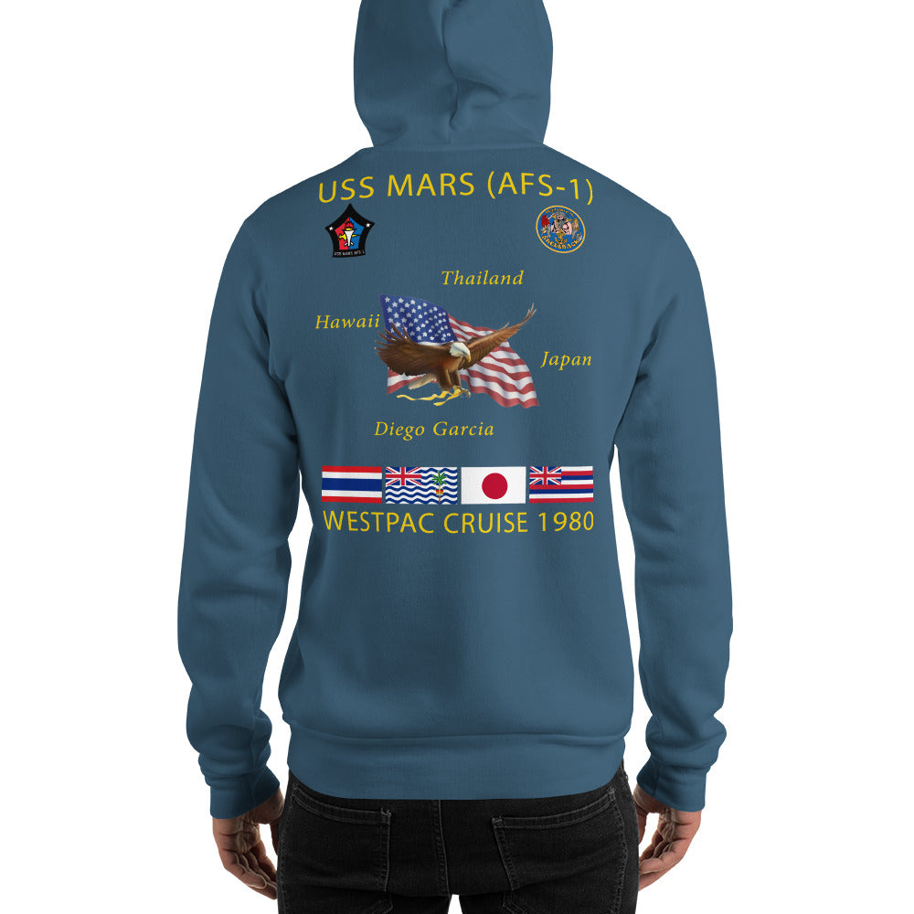 USS Mars (AFS-1) 1980 Cruise Hoodie