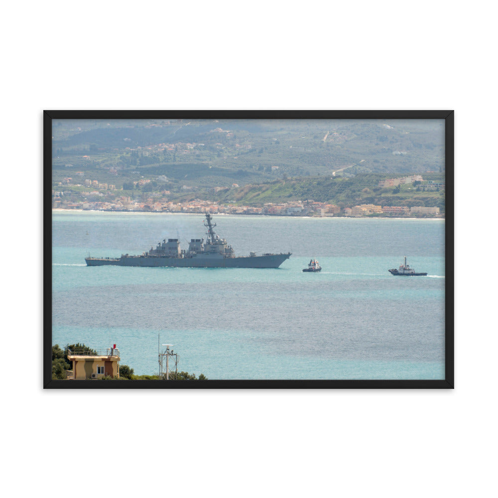 USS Gonzales (DDG-66) Framed Ship Photo