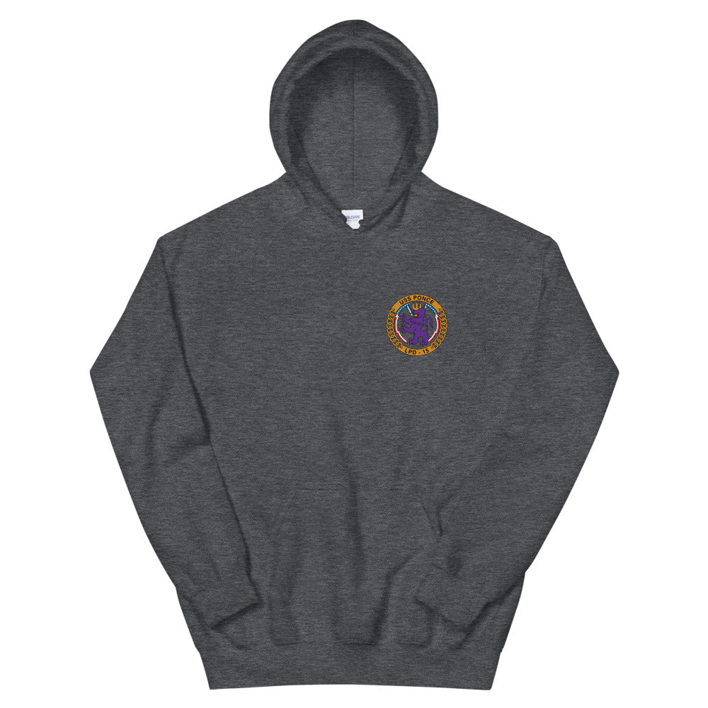USS Ponce (LPD-15) Ship's Crest Hoodie