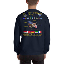 Load image into Gallery viewer, USS Harry S. Truman (CVN-75) 2013-14 Cruise Sweatshirt