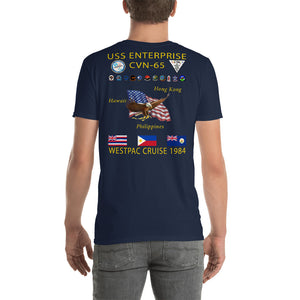 USS Enterprise (CVN-65) 1984 Cruise Shirt