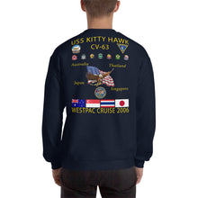 Load image into Gallery viewer, USS Kitty Hawk (CV-63) 2006 Cruise Sweatshirt