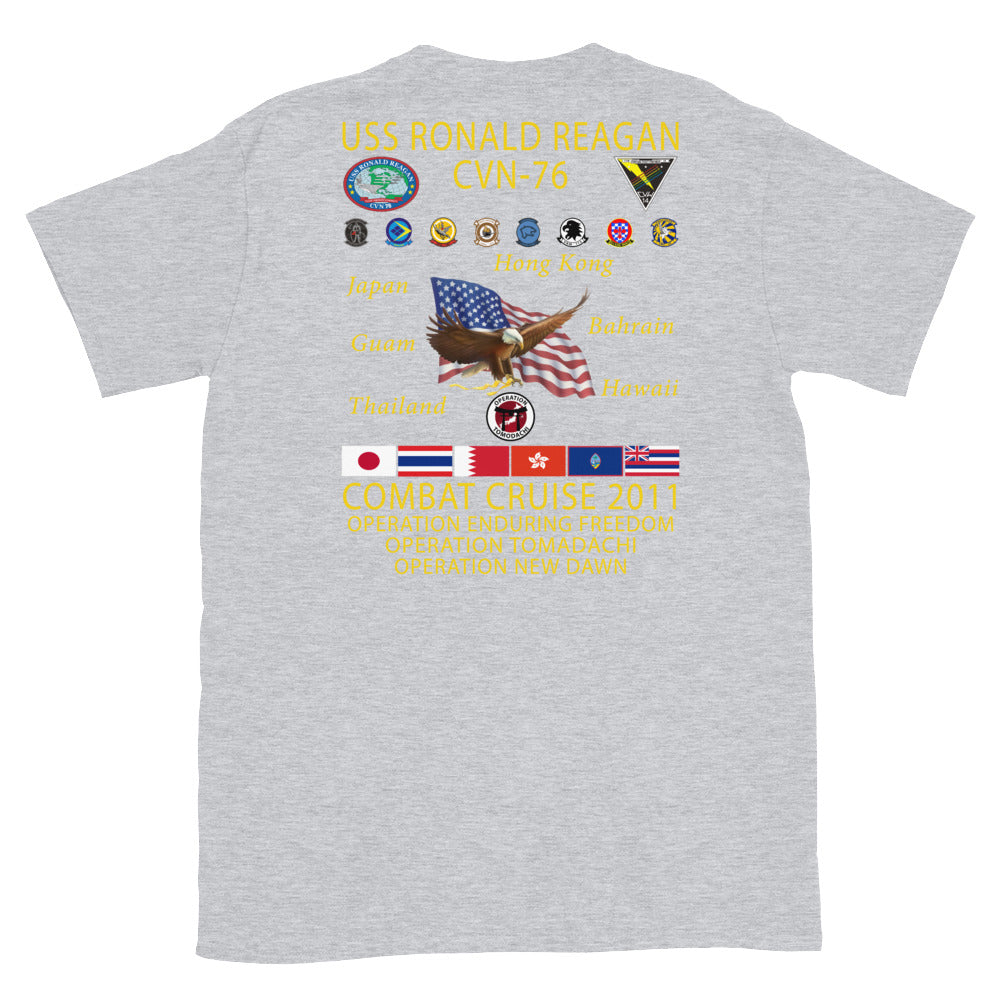 USS Ronald Reagan (CVN-76) 2011 Cruise Shirt