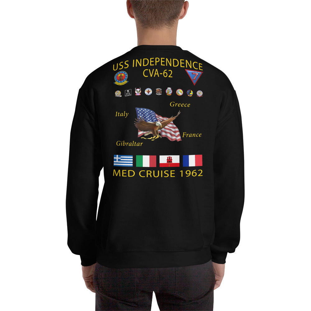 USS Independence (CVA-62) 1962 Cruise Sweatshirt