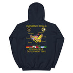 USS Barney (DDG-6) 1985 Cruise Hoodie