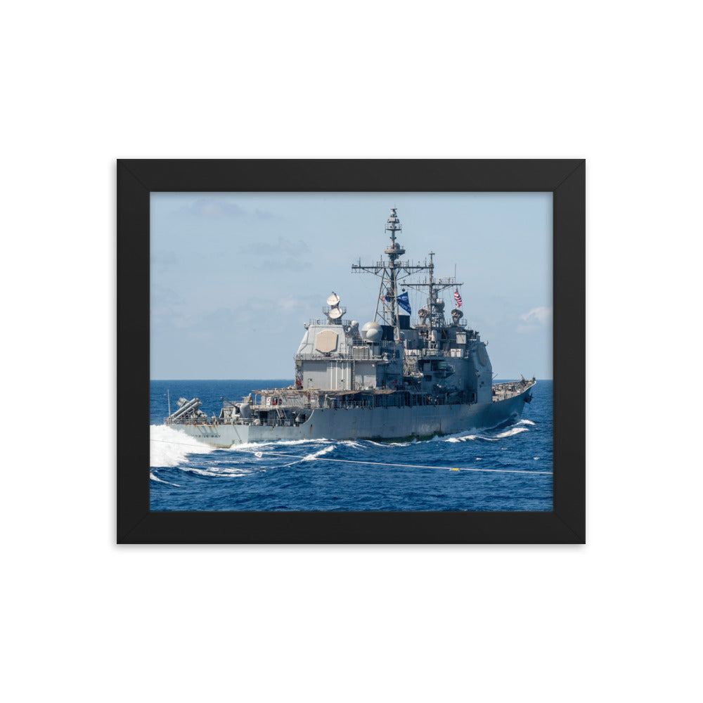 USS Mobile Bay (CG-53) Framed Ship Photo