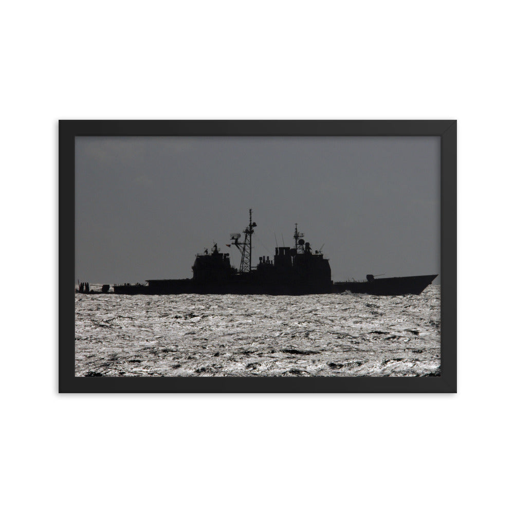 USS Cowpens (CG-63) Framed Ship Photo