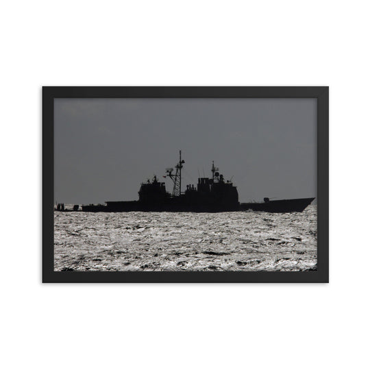 USS Cowpens (CG-63) Framed Ship Photo