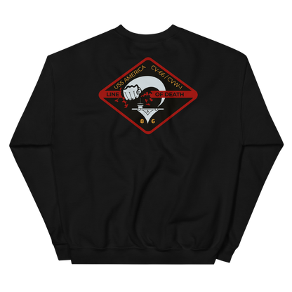 USS America (CV-66) '86 Line of Death - Special Edition Sweatshirt