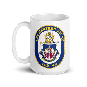 USS Harpers Ferry (LSD-49) Ship's Crest Mug