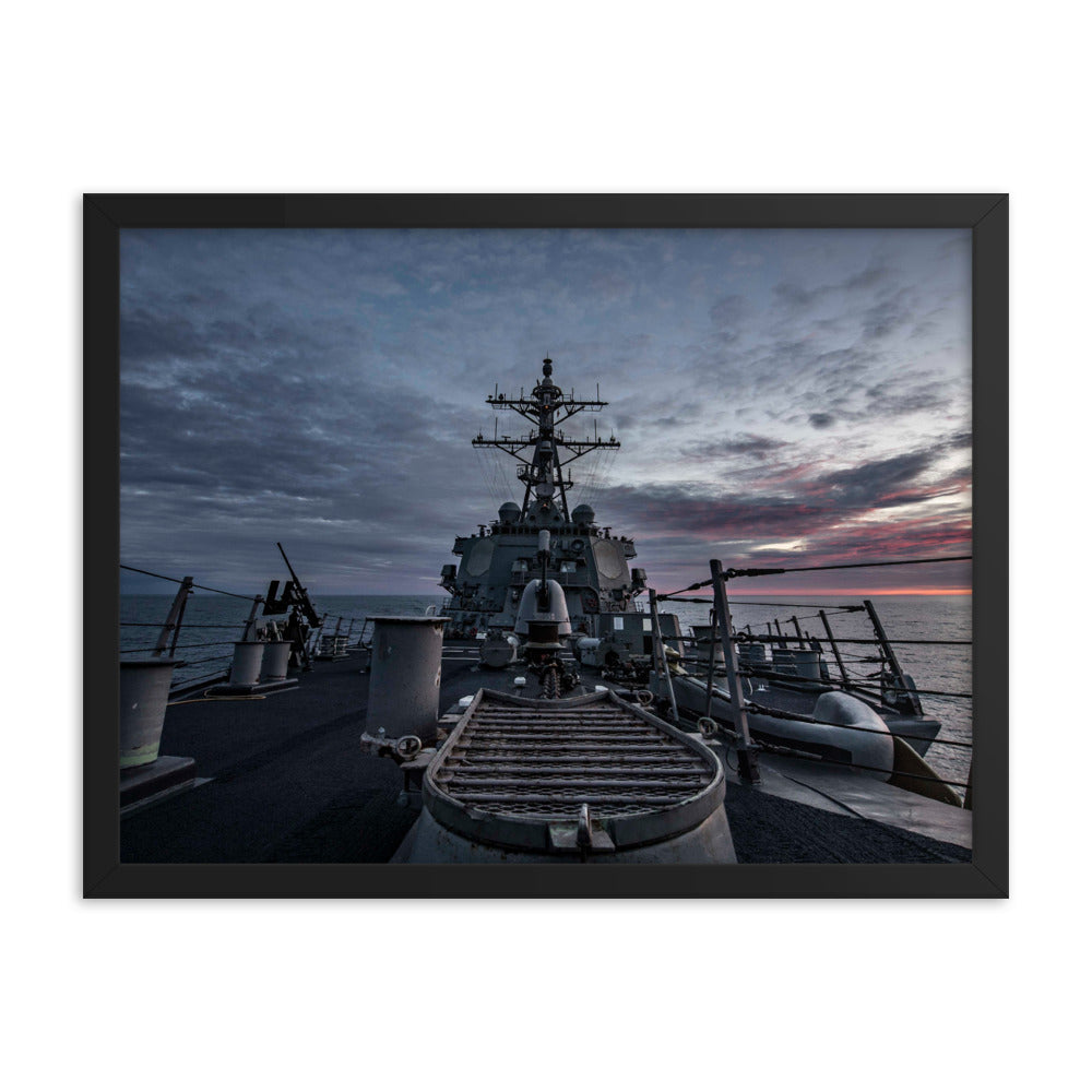 USS Carney (DDG-64) Framed Ship Photo
