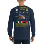 USS Enterprise (CVN-65) 2003-04 Long Sleeve Cruise Shirt