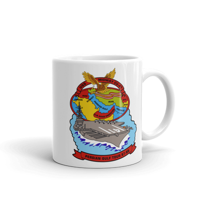 USS Midway (CV-41) Persian Gulf Tour 1987-88 Mug