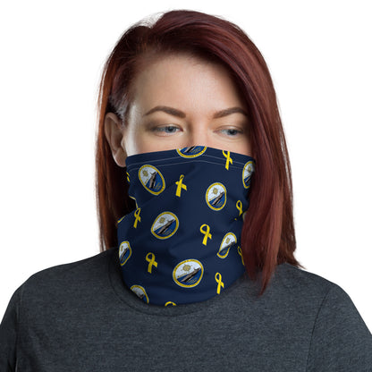 USS Gerald R. Ford (CVN-78) Crest w/ Yellow Ribbon Neck Gaiter