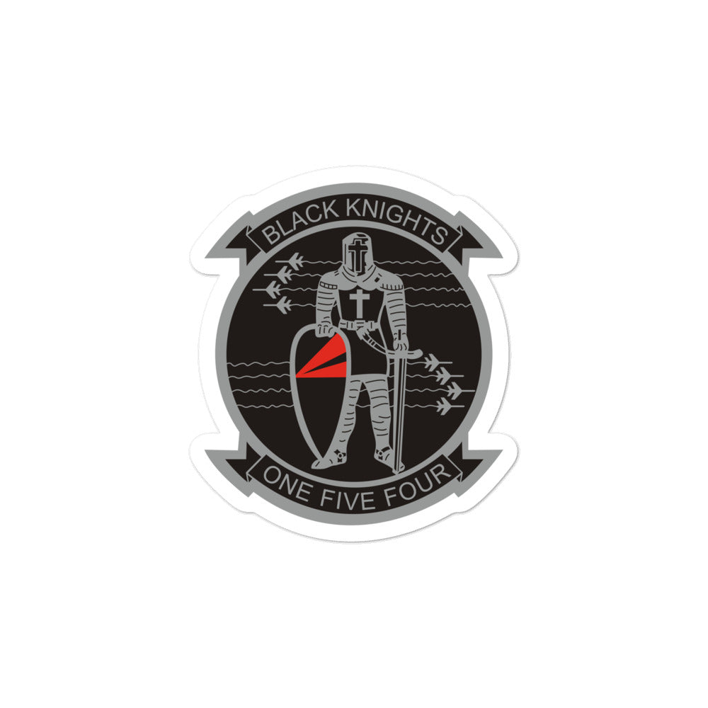 VFA-154 Black Knights Squadron Crest Vinyl Sticker