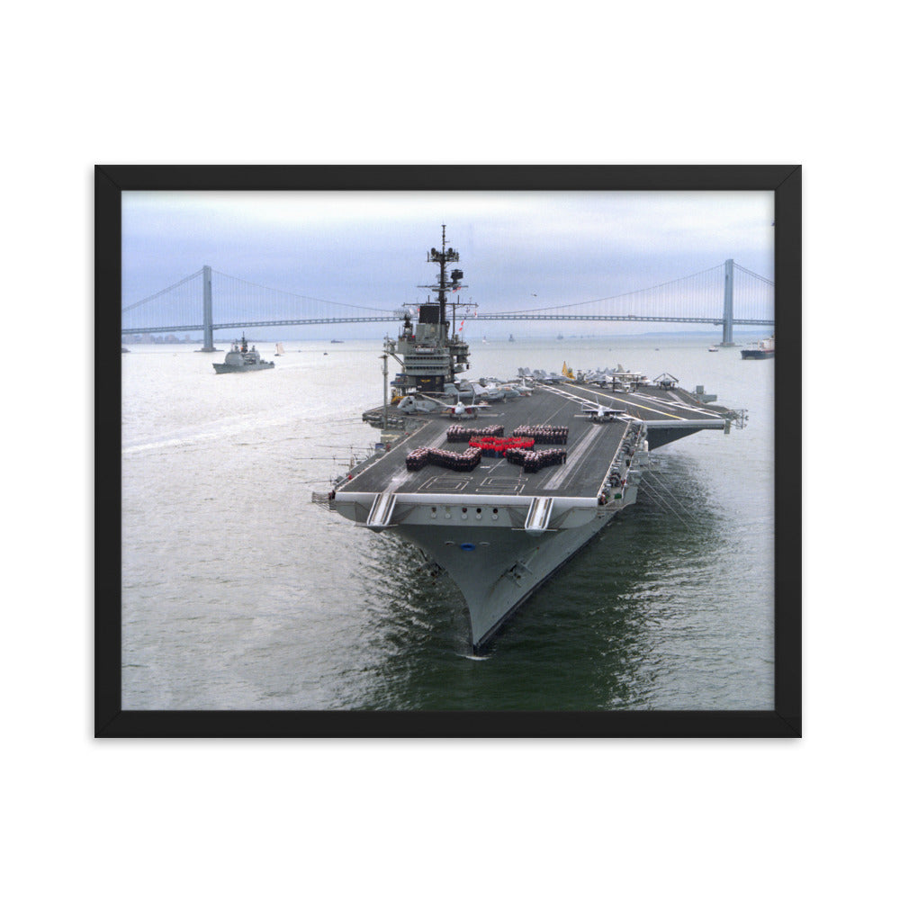 USS Forrestal (CV-59) Framed Ship Photo