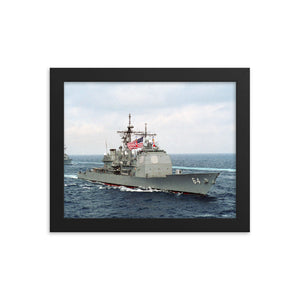USS Gettyburg (CG-64) Framed Ship Photo