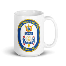 Load image into Gallery viewer, USS Rhode Island (SSBN-740) Ship&#39;s Crest Mug