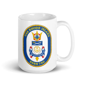 USS Rhode Island (SSBN-740) Ship's Crest Mug