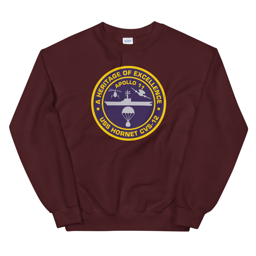 USS Hornet (CVS-12) Apollo 11 Sweatshirt