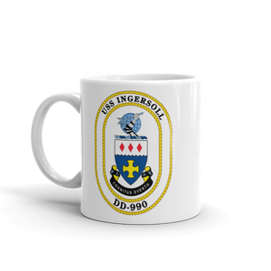 USS Ingersoll (DD-990) Ship's Crest Mug