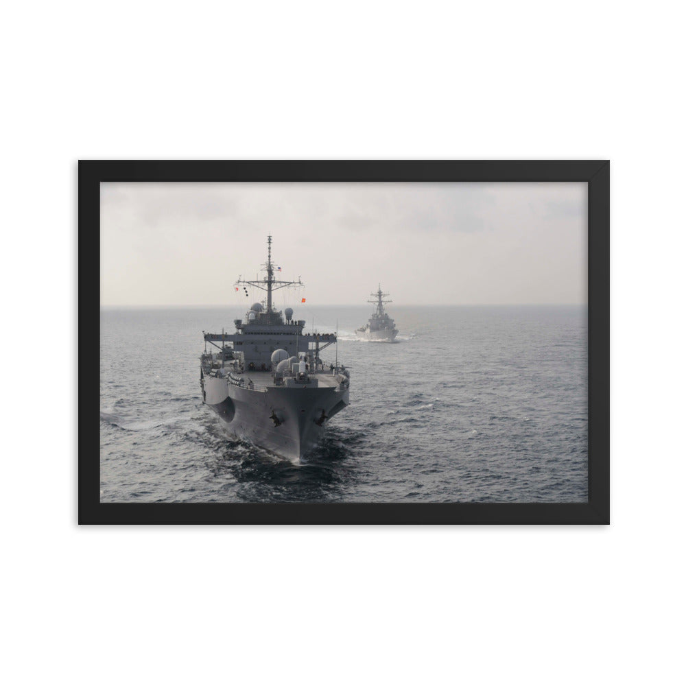 USS Blue Ridge (LCC-19) Framed Ship Photo