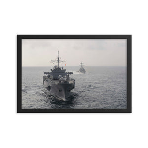 USS Blue Ridge (LCC-19) Framed Ship Photo