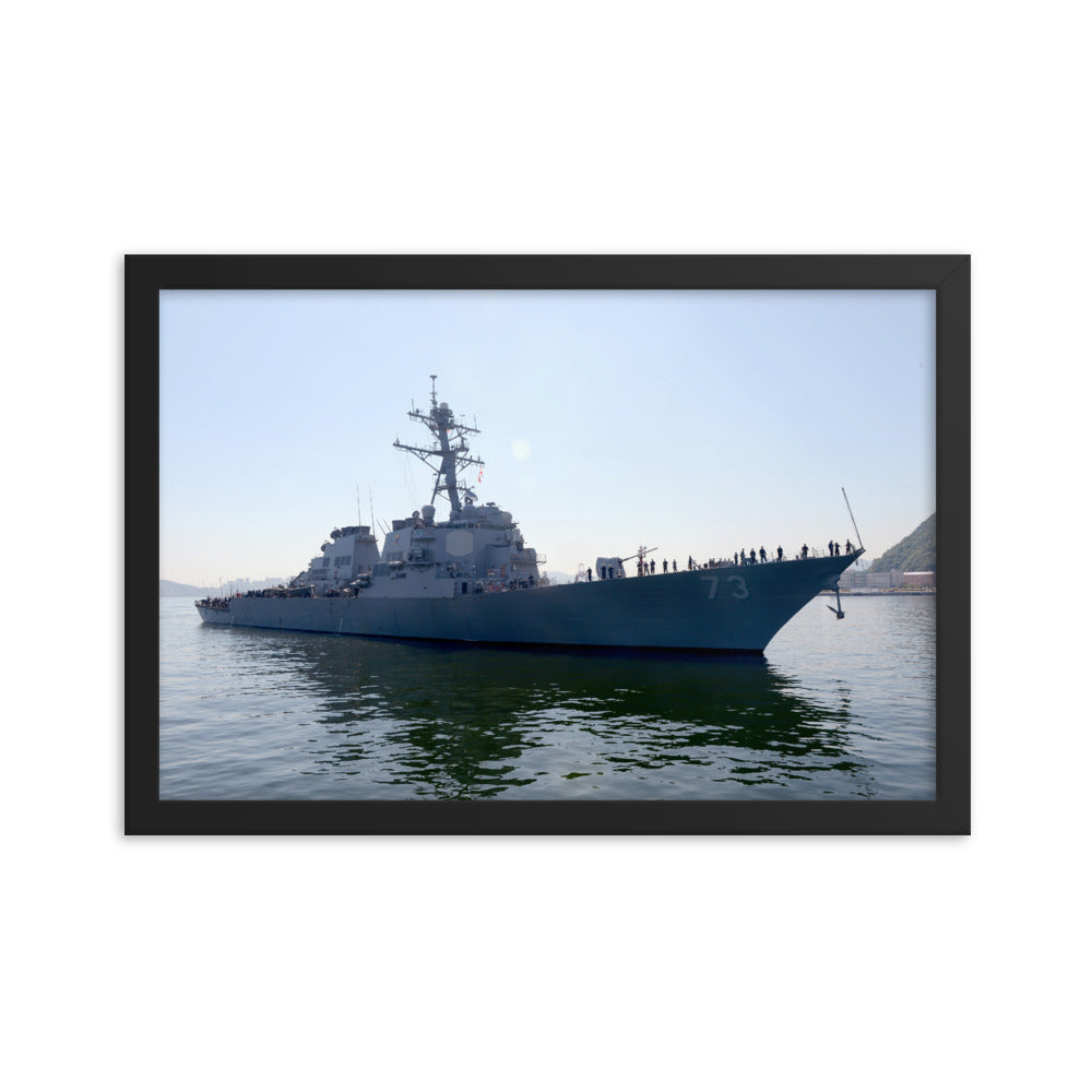 USS Decatur (DDG-73) Framed Ship Photo