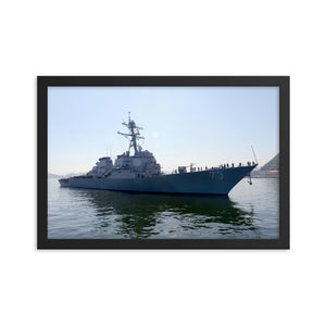 USS Decatur (DDG-73) Framed Ship Photo