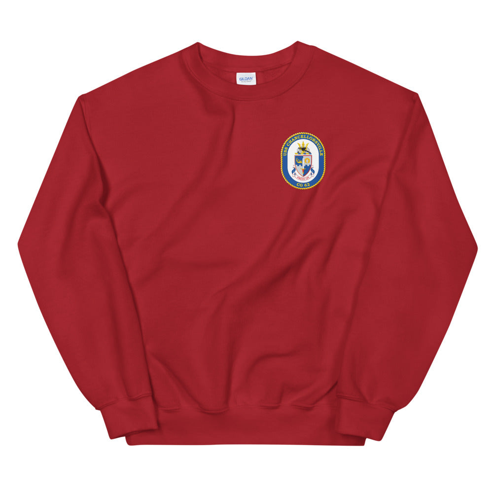 USS Chancellorsville (CG-62) Ship's Crest Sweatshirt