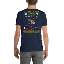 Load image into Gallery viewer, USS Enterprise (CVAN-65) 1966-67 Cruise Shirt
