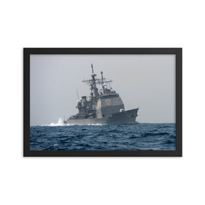 USS Monterey (CG-61) Framed Ship Photo