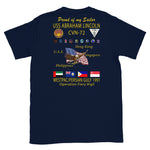 USS Abraham Lincoln (CVN-72) 1991 Cruise Shirt - FAMILY