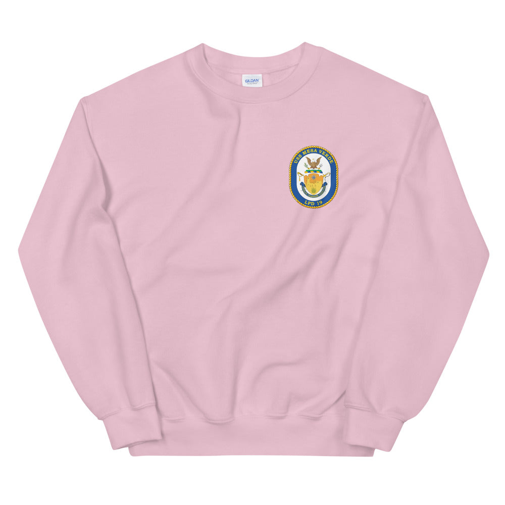 USS Mesa Verde (LPD-19) Ship's Crest Sweatshirt