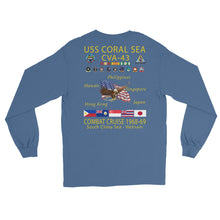 Load image into Gallery viewer, USS Coral Sea (CVA-43) 1968-69 Long Sleeve Cruise Shirt
