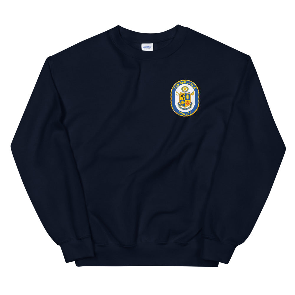 USS Spruance (DDG-111) Ship's Crest Sweatshirt
