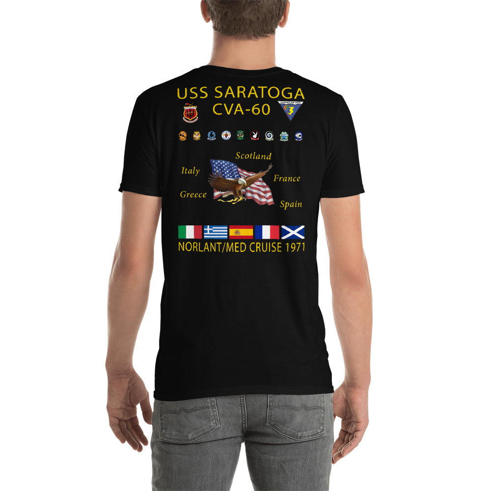USS Saratoga (CVA-60) 1971 Cruise Shirt