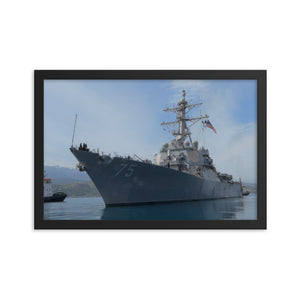 USS Donald Cook (DDG-75) Framed Ship Photo