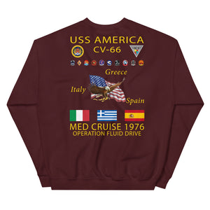 USS America (CV-66) 1976 Cruise Sweatshirt