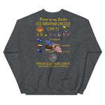 USS Abraham Lincoln (CVN-72) 2000-01 Cruise Sweatshirt - Family
